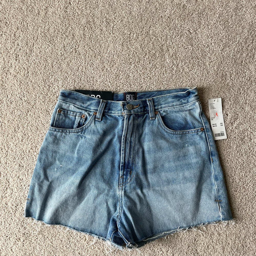 BDG high wasted jean shorts
